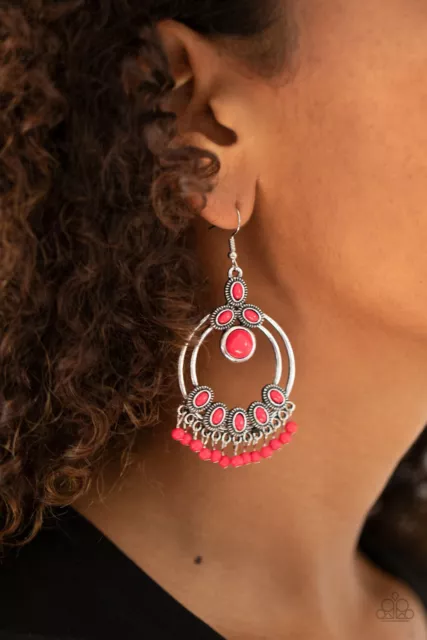 Palm breeze green discount earring paparazzi