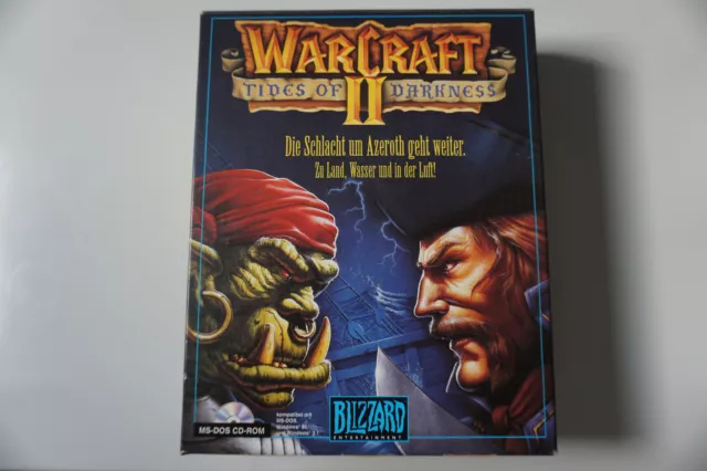 Warcraft II Original Verpackung /top Zustand, Anleitung und Beilagen, OHNE SPIEL