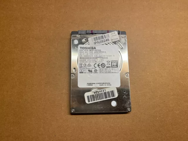 Toshiba 2.5" 7Mm 320Gb Mq01Abf032 Sata Notebook Laptop Hard Drive Hb-2