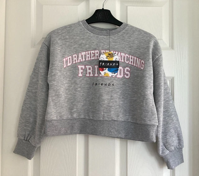 Felpa ""Friends"" grigia Primark nuova con etichette taglia 8-9 anni