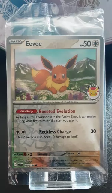 EEVEE 074/131 Prismatic Evolutions Pokemon Day 2025 Stamped Promo