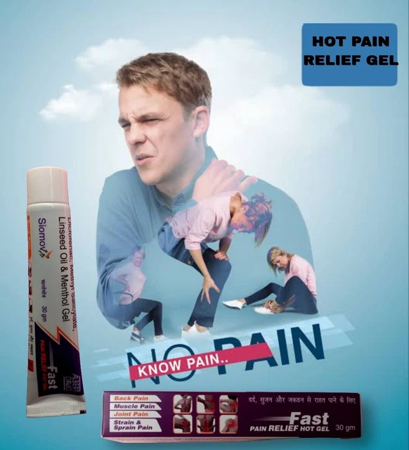 Deep Penetration Fast Releif Gel For Lower Back Neck Gout Muscle Strain