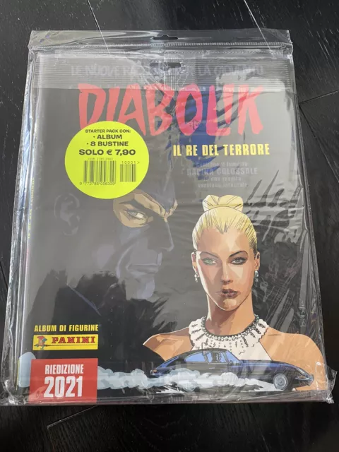 Album Diabolik Il Re del Terrore Panini con Set Completo figurine E Cards