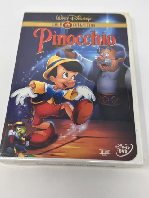 Pinocchio DVD, 1999 Gold Series Walt Disney