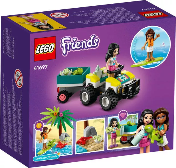 Original LEGO® Friends 41697 - Vehículo de Salvamento de Tortugas 2