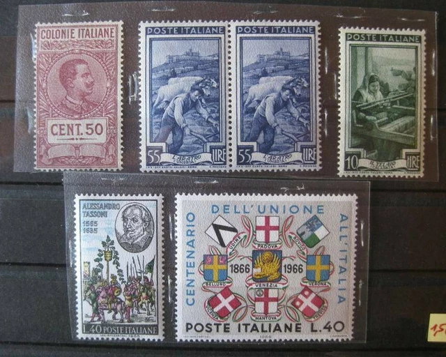 Timbres Italie : lot ** 1950 /70
