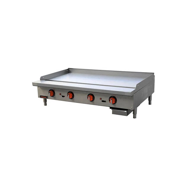Sierra SRTG-48E 48" Countertop Electric Griddle with Thermostatic Controls