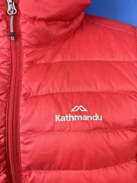 Kathmandu Heli Womens Down Puffer 550 Fill Lightweight Vest Pink size 18