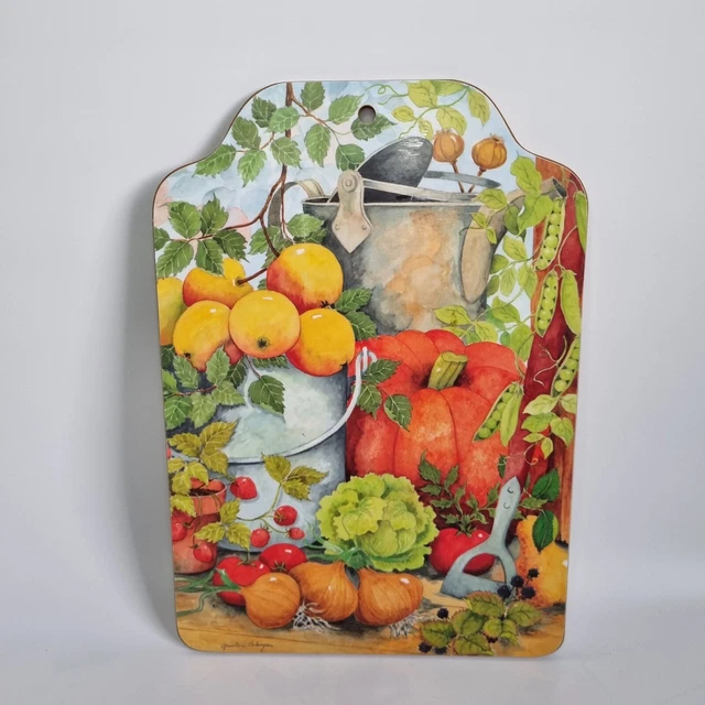 Tablero de corte vintage de melamima cottagecore jardín vegetal Christine Coleman
