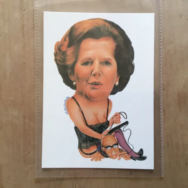 Political Postcard Margaret Thatcher & Dennis GBH #9935