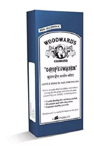 Woodward's Gripe Water 200 ml, paquete de 1 de la India EE. UU.