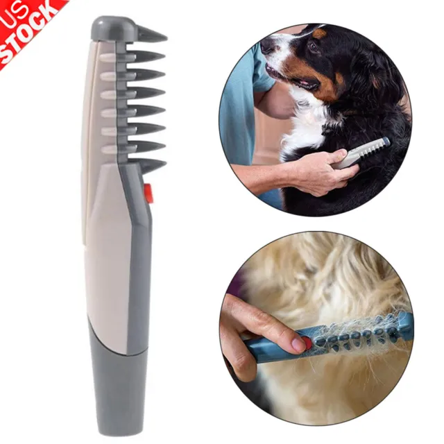 Electric Pet Dog Cat Grooming Brush Comb Hair Cutter Trimmer Scissor Pet Shaver
