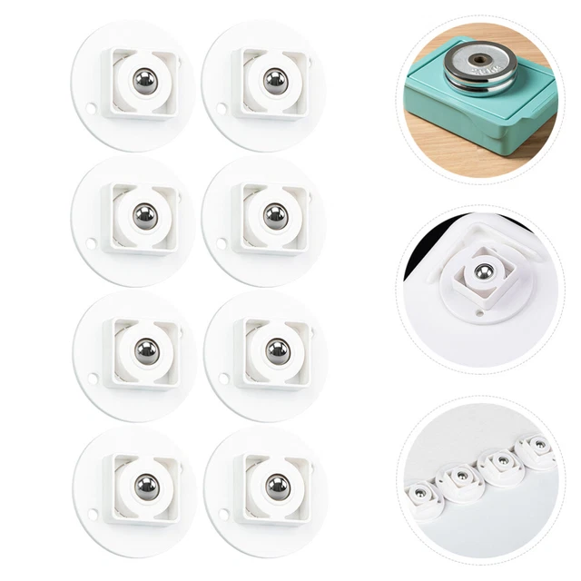 8pcs Self-Adhesive Caster Storage Box Wheel Practical Sticky Wheels Case Wheel
