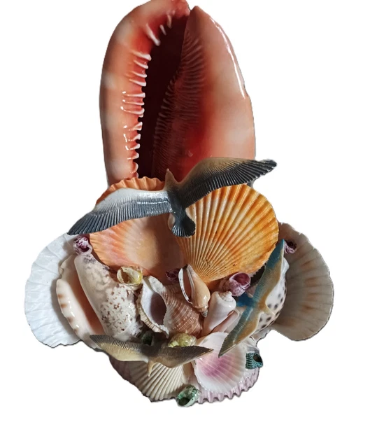 Lampe en porcelaine blanc h21.5cm - Coquillage | Fabrique de Styles