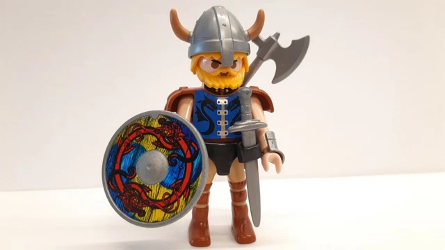 Playmobil 316 - Vichingo Con Ascia E Scudo, Figura Giocattolo Per Bambini 4+
