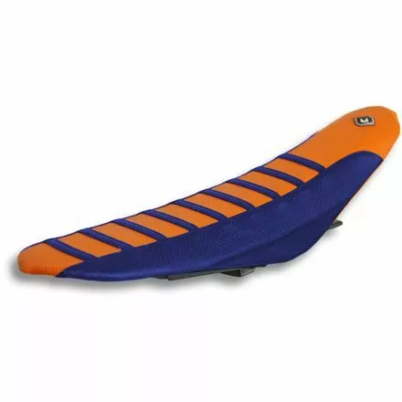 Flu Pro Blu Ribbed Gripper Seat Cover Team Ktm Sx Sxf  Exc Mxc Xc Xcf 2011-2015