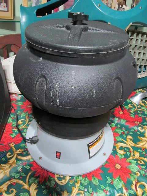 Vibratory Tumbler Bowl Polishers 18 Lb. For Cleaning Polishing