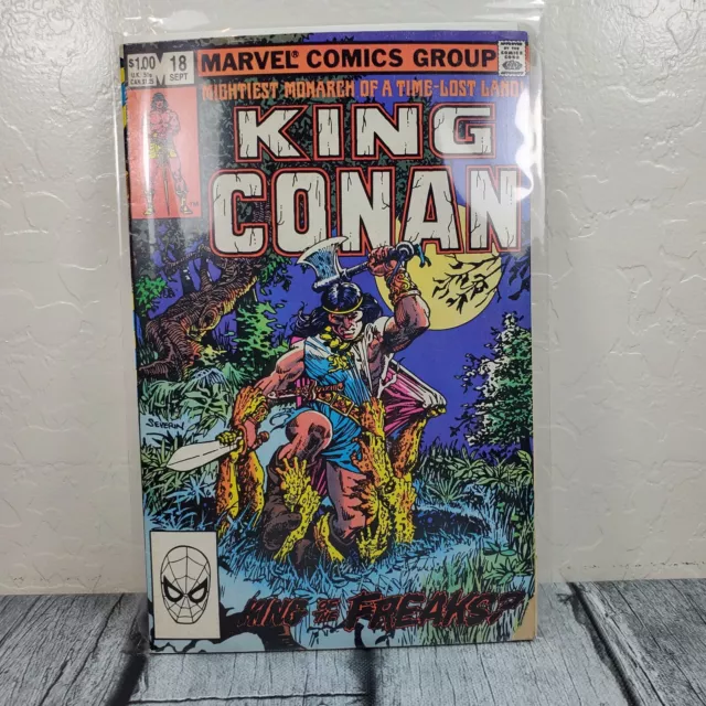 Marvel Comics King Conan #18 Vol. 1 1983 Vintage Comic Book Boarded Sleeved