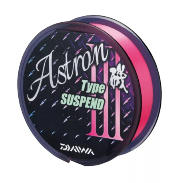 Daiwa NYLON LINE ASTRON ISO Type SUSPEND III 100m #2 Hot Pink  Fishing LINE