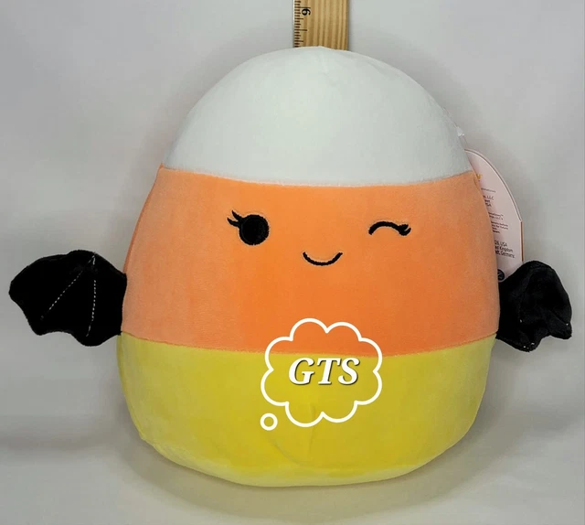 Squishmallow 8" Casey Candy Corn Bat Soft Halloween Plush BNWT Free Ship