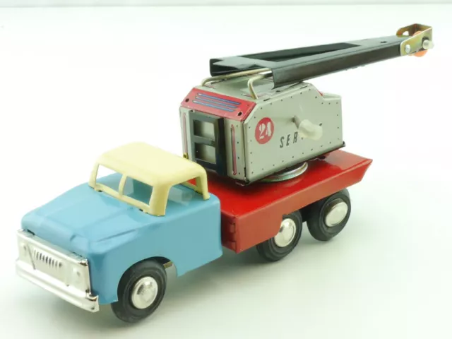 MF 774 Crane Truck tin toy Blech China old really near mint N MIB 1411-24-19 2