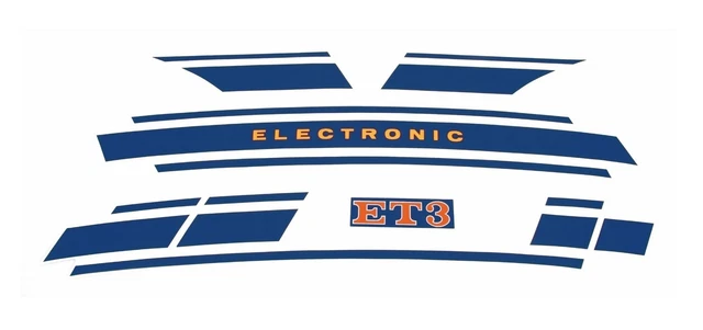 11707 - KIT ADESIVI TARGHETTE ELECTRONIC GRIGIE FIANCATE PARAFANGO - Foto 7