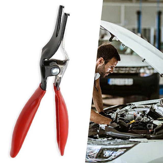 Angled Auto Fuel Vacuum Line Tube Hose Remover Separator Pliers Pipe Tool