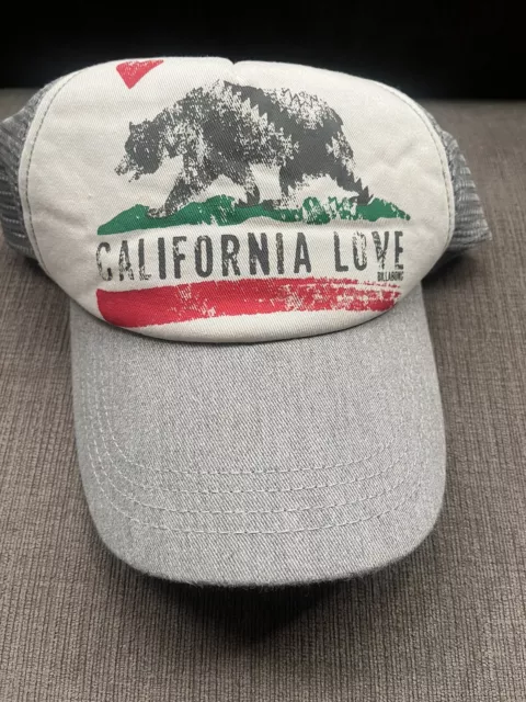 Billabong-California Love-Pitstop Bear Republic Graphic Trucker Hat---NWT!