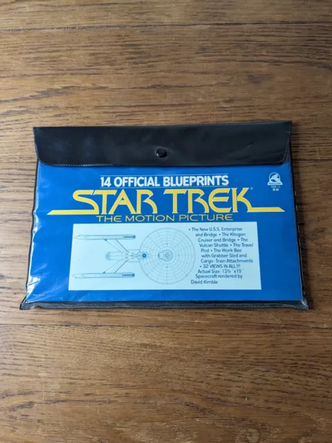 Star Trek 14 Official Blueprints - USS Enterprise - Simon&Schuster 1980