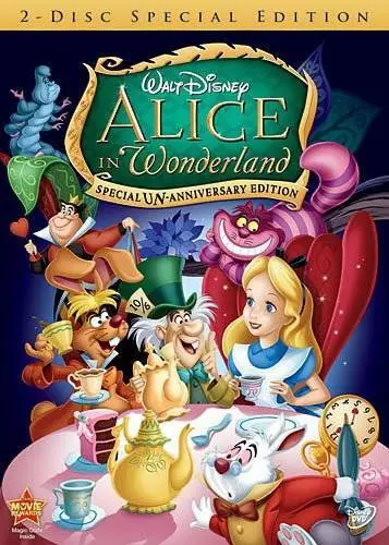 Alice in Wonderland (Two-Disc Special Un-Anniversary Edition) - DVD - VERY GOOD