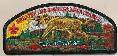 Greater Los Angeles Area  Council Bsa Tuku'ut Oa Lodge 33 Black Rare Issue Csp
