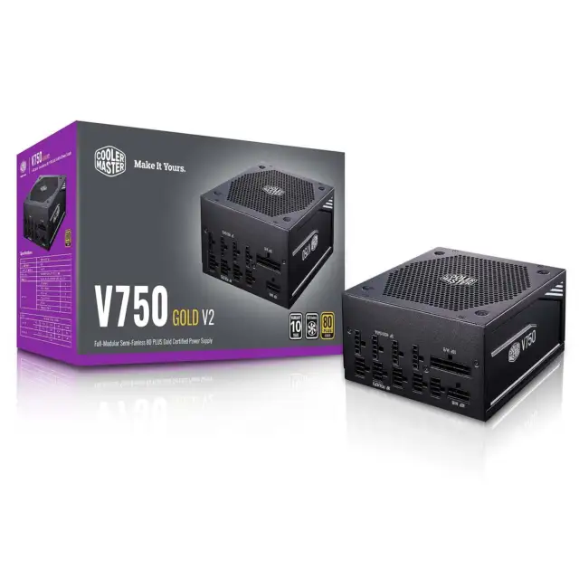 Cooler Master V750 GOLD V2 80PLUS | Alimentation PC 100% modulaire