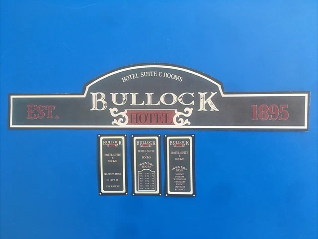 Playmobil Western * Bullock Hôtel *autocollant