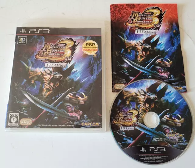 Monster Hunter Portable 3rd HD Ver. - PlayStation 3 PS3 - NTSC-J JAPAN - Complet