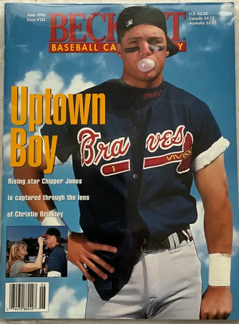 Beckett Baseball Card Monthly Chipper Jones Atlanta Braves June 1996 Issue 135