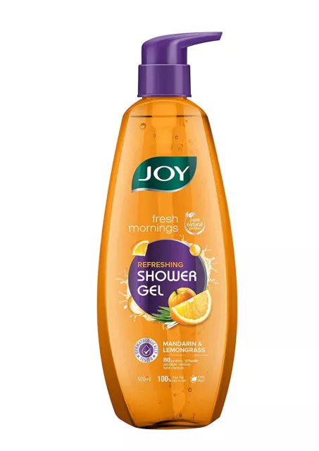 Joy Fresh Mornings Refreshing Shower Gel Body Wash For All Skin Types 500 ml