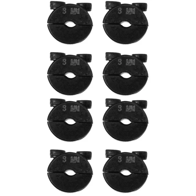 8 Pcs steel shaft collar Collari A Doppia Divisione Dell'albero Collari