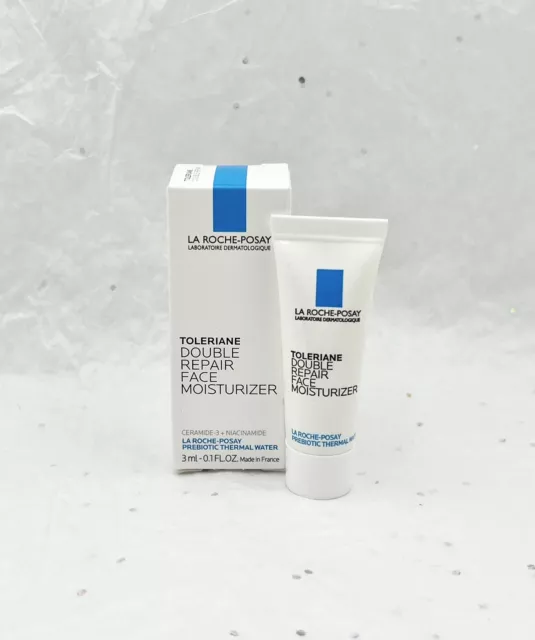 Crema hidratante facial de doble reparación La Roche Posay Toleriane 0,1 oz/3 ml tamaño de prueba