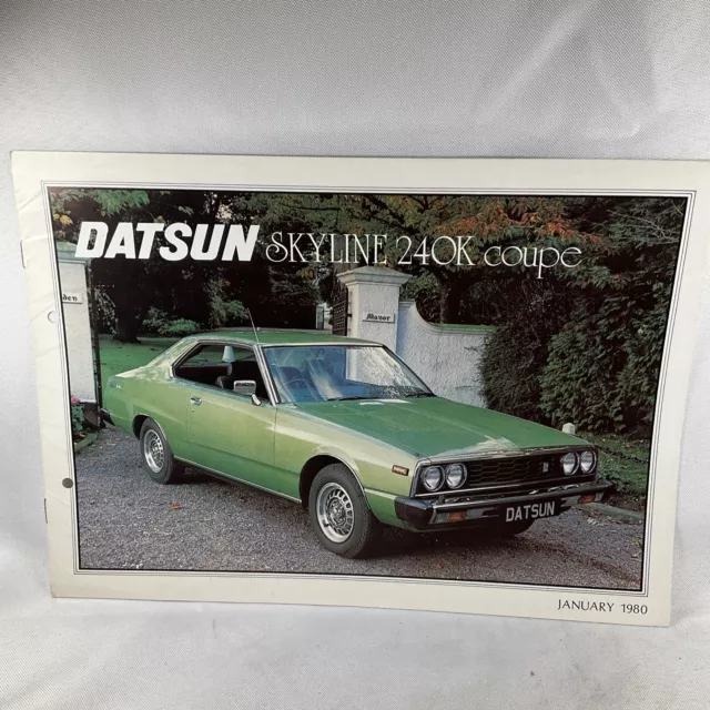 Datsun 240 Kg Coupe Brochure Jan. 1980