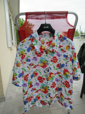 Chemisier vintage fluide années 80/90. Taille  40 /  42