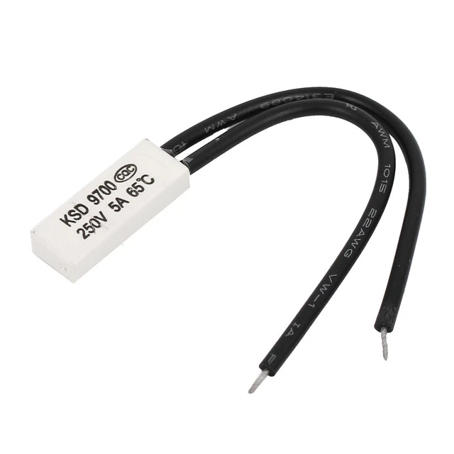 KSD 9700 250V 5A 65 Celsius Temperatura termostato termica Fusibile Termico