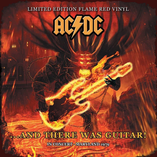 AC/DC And There Was Guitar! In Concert Maryland 1979 RED vinyl LP NEW/SEALED