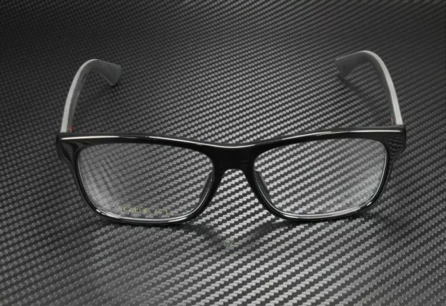 Gucci Men's Eyeglasses GG0176OA 001 Black Full Rim Optical Frame 56mm 2