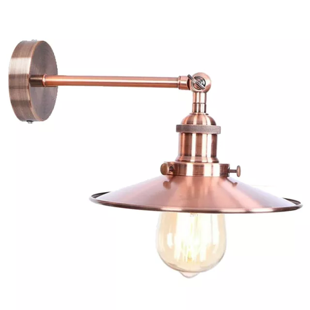 Vintage Industrial Wall Light Retro Rustic Sconce LED Wall Lamp Fitting Fixture