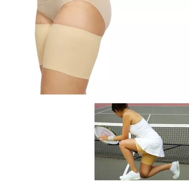 Genuine Beige Bandelettes Anti Chafing Unisex Thigh Bands Chafe Shorts Underwear