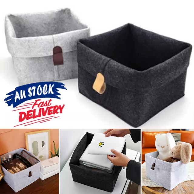 Perfect  Felt Storage Basket   Closet Toy Hamper  Laundry Bag   Organizer