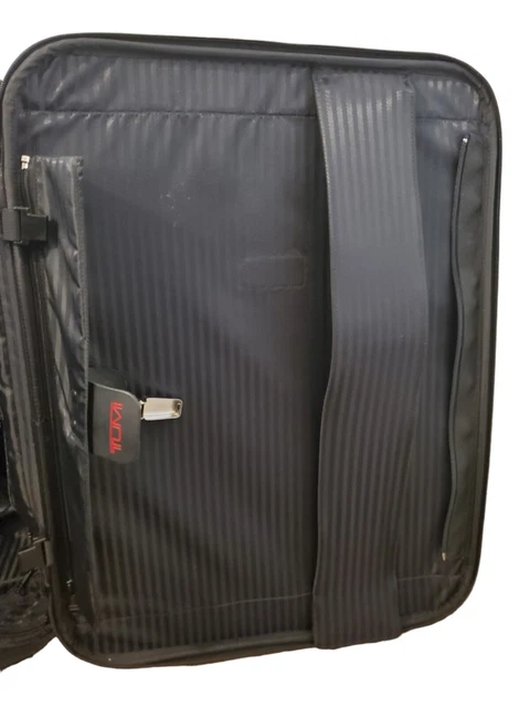TUMI Alpha Black Expandable Wheeled Medium Trip 26" Suitcase 2283D3 Luggage 8