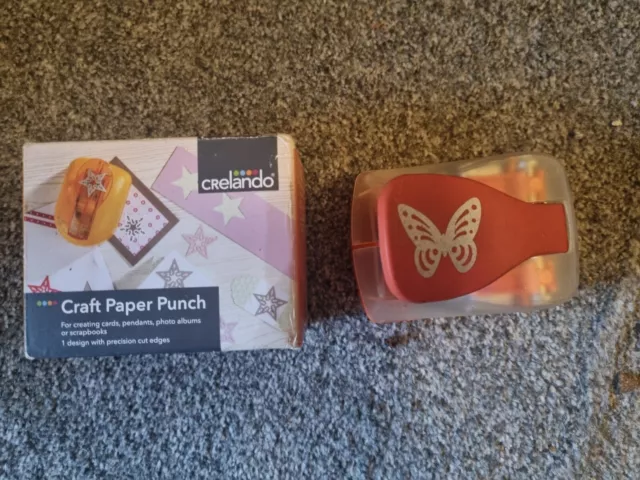 2X Craft Paper Punches Star And Butterfly