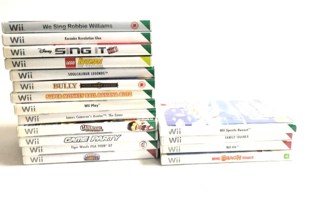 Bundle Of 17 Nintendo Wii Games Skylanders Lego Batman Super Monkey Ball #129