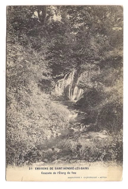environs de st-honoré-les-bains ,cascade de l'étang du seu